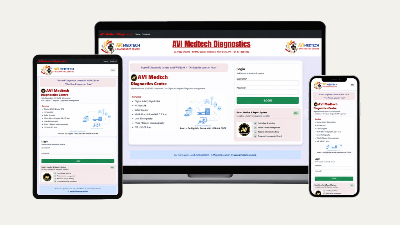 Customizable templates in AVI MedTech Ultrasound Reporting Software