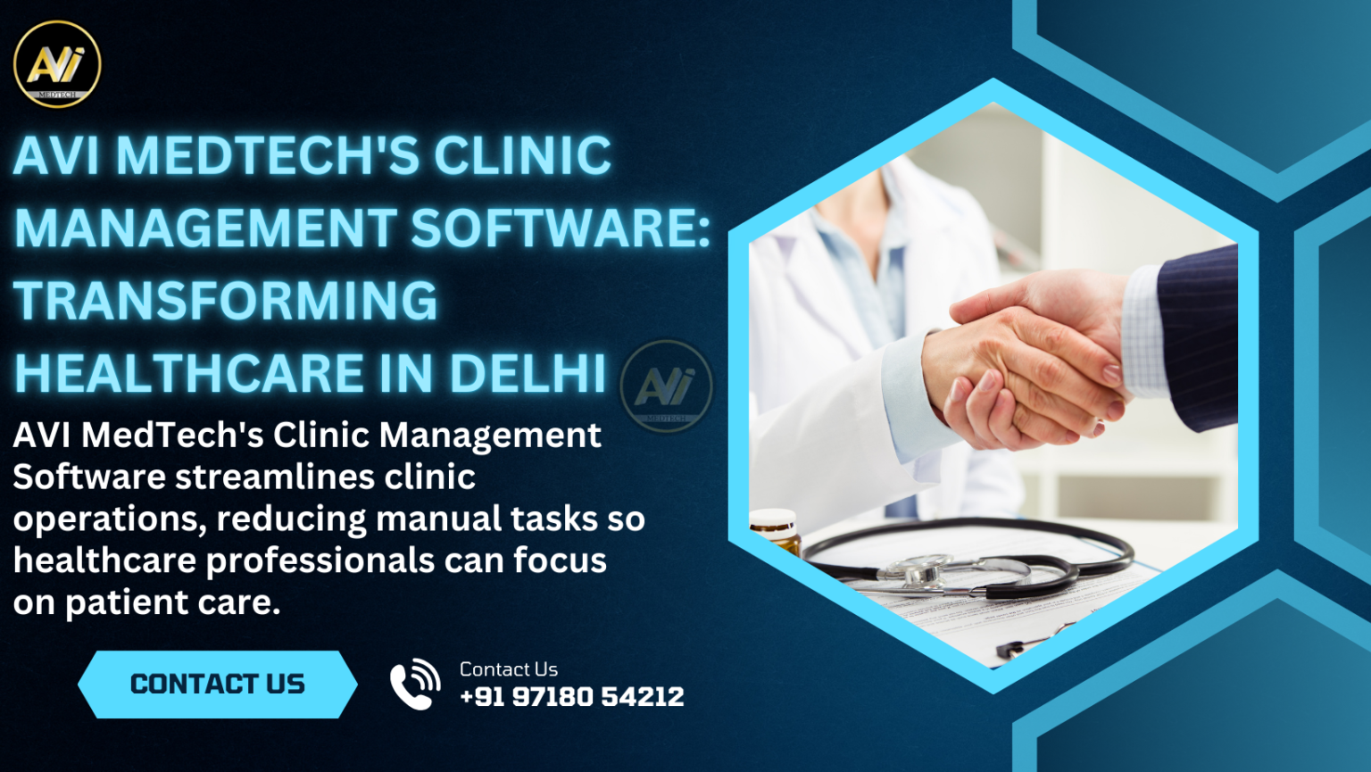 Clinic Management Software by AVI MedTech in Delhi All-in-One Software